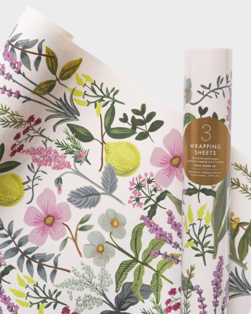 Rifle Paper co Herb Garden Wrapping paper sheets Lahjapaperi