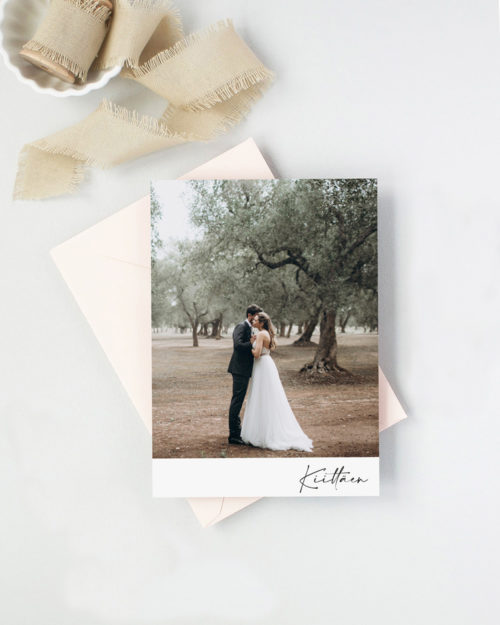 Polaroid Minimalist Kiitoskortti