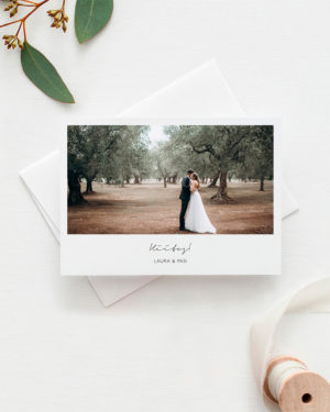 Classic Polaroid kiitoskortti