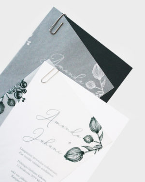 Hääkutsut Wedding Invitations