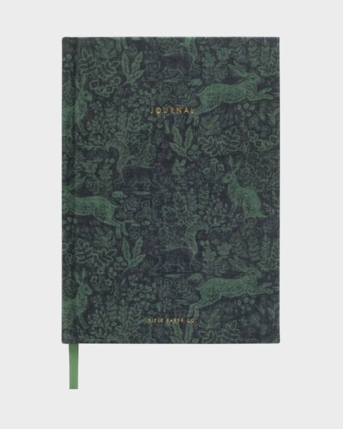 Rifle Paper co Fabel Fabric Journal Kangaskantinen Muistikirja