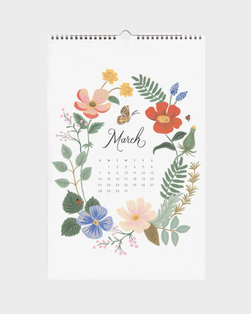 Rifle Paper co kalenteri