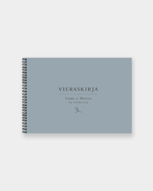 Vieraskirja Valokuva-albumi Siniharmaa