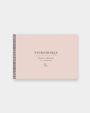 Vieraskirja Valokuva-albumi Roosa