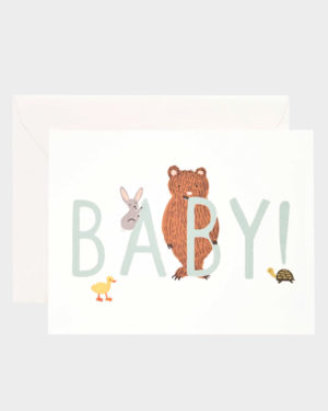 Baby vauvakortti, mintunvihreä