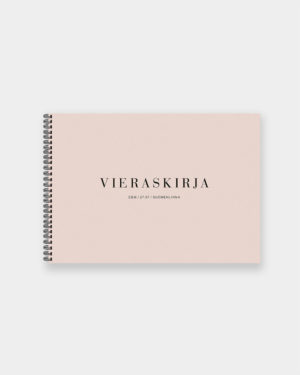 Vieraskirja Valokuva-albumi Roosa