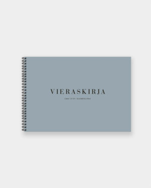 Vieraskirja Valokuva-albumi Siniharmaa