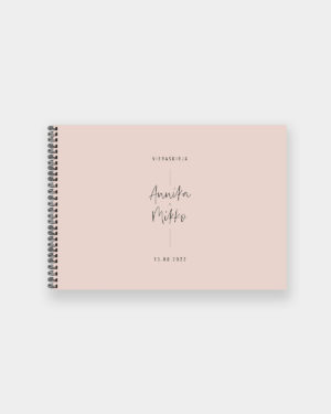 Vieraskirja Valokuva-albumi Roosa