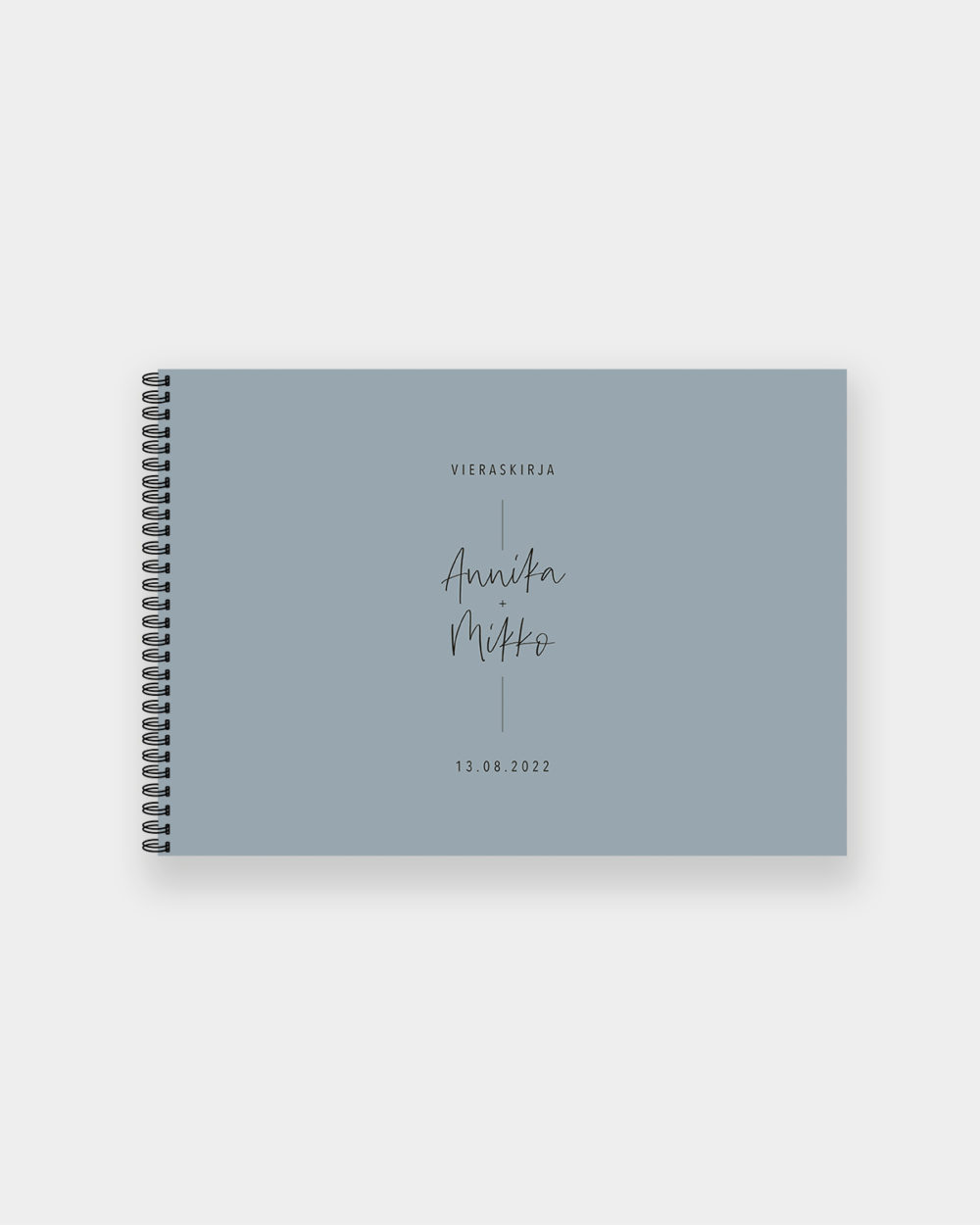 Vieraskirja Valokuva-albumi Siniharmaa