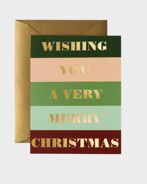 Color Bar Christmas Joulukortti