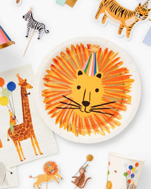 Party Animals paperilautaset