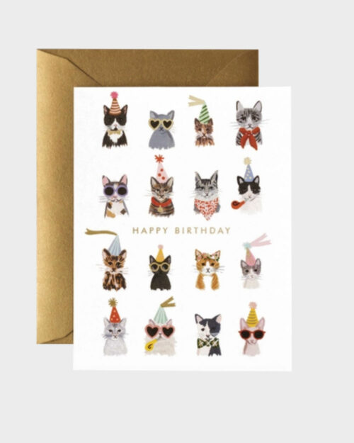 Cool Cats syntymäpäiväkortti