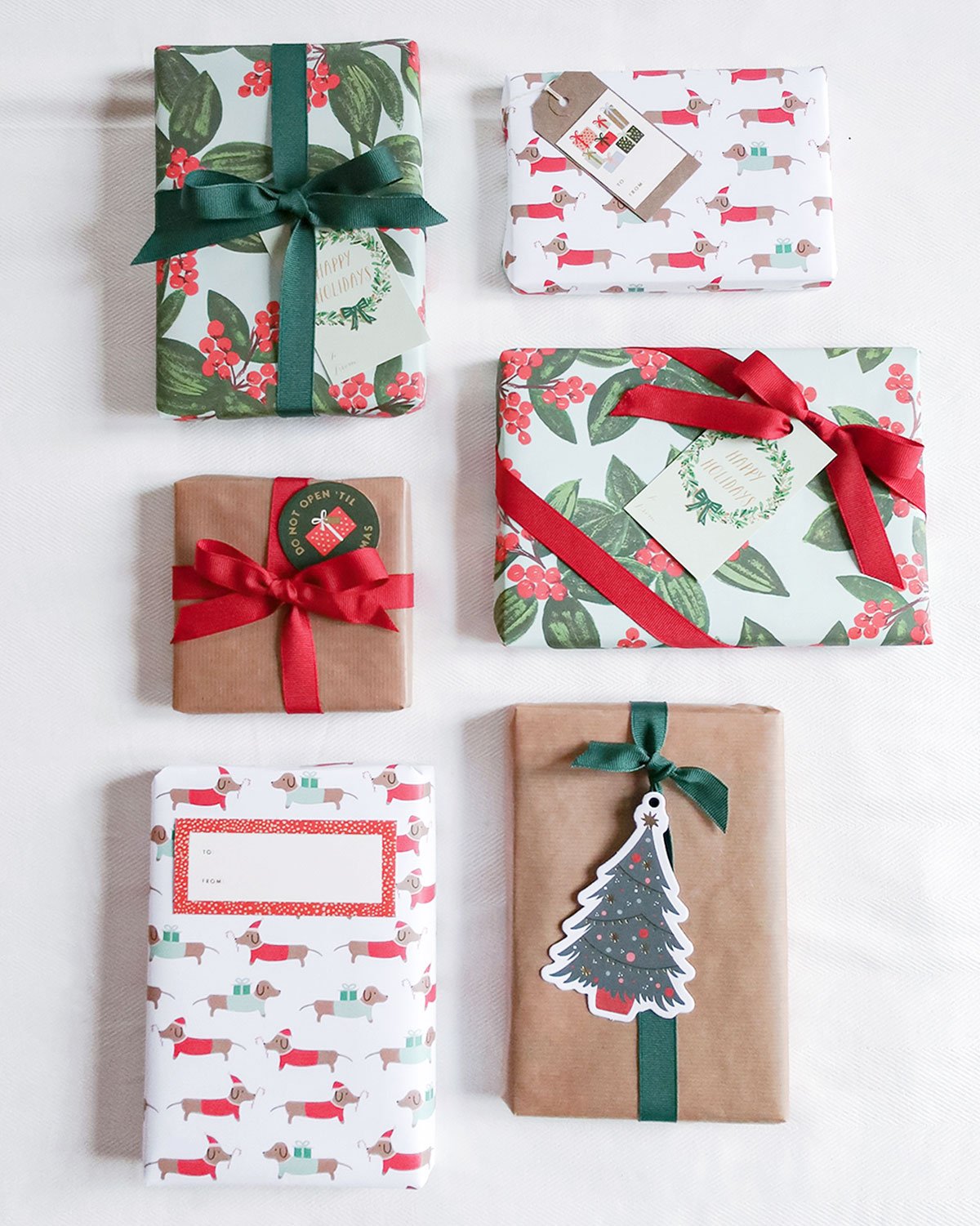 Paketointisetti Mäyräkoirat mallipaketit