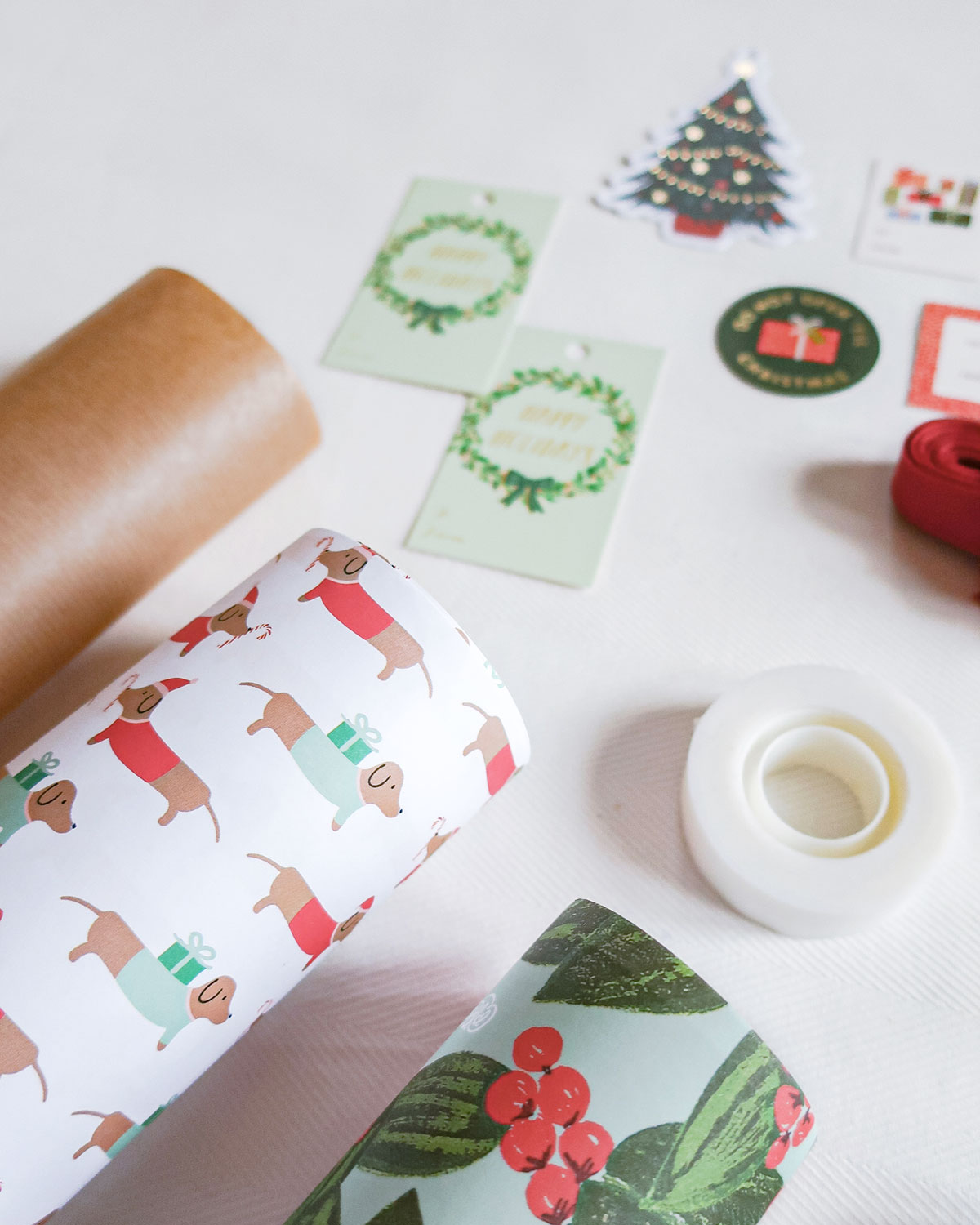 Paketointisetti Mäyräkoirat tarvikkeet