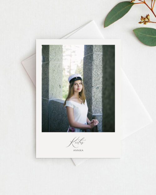 Calligraphy Valmistujaiskortti