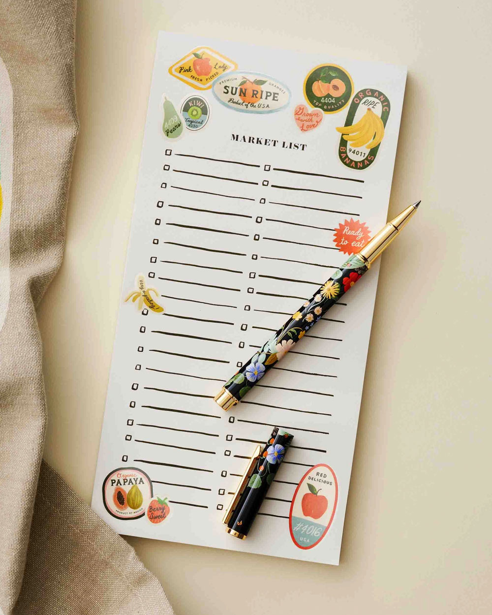 Fruit Stickers Ostoslista