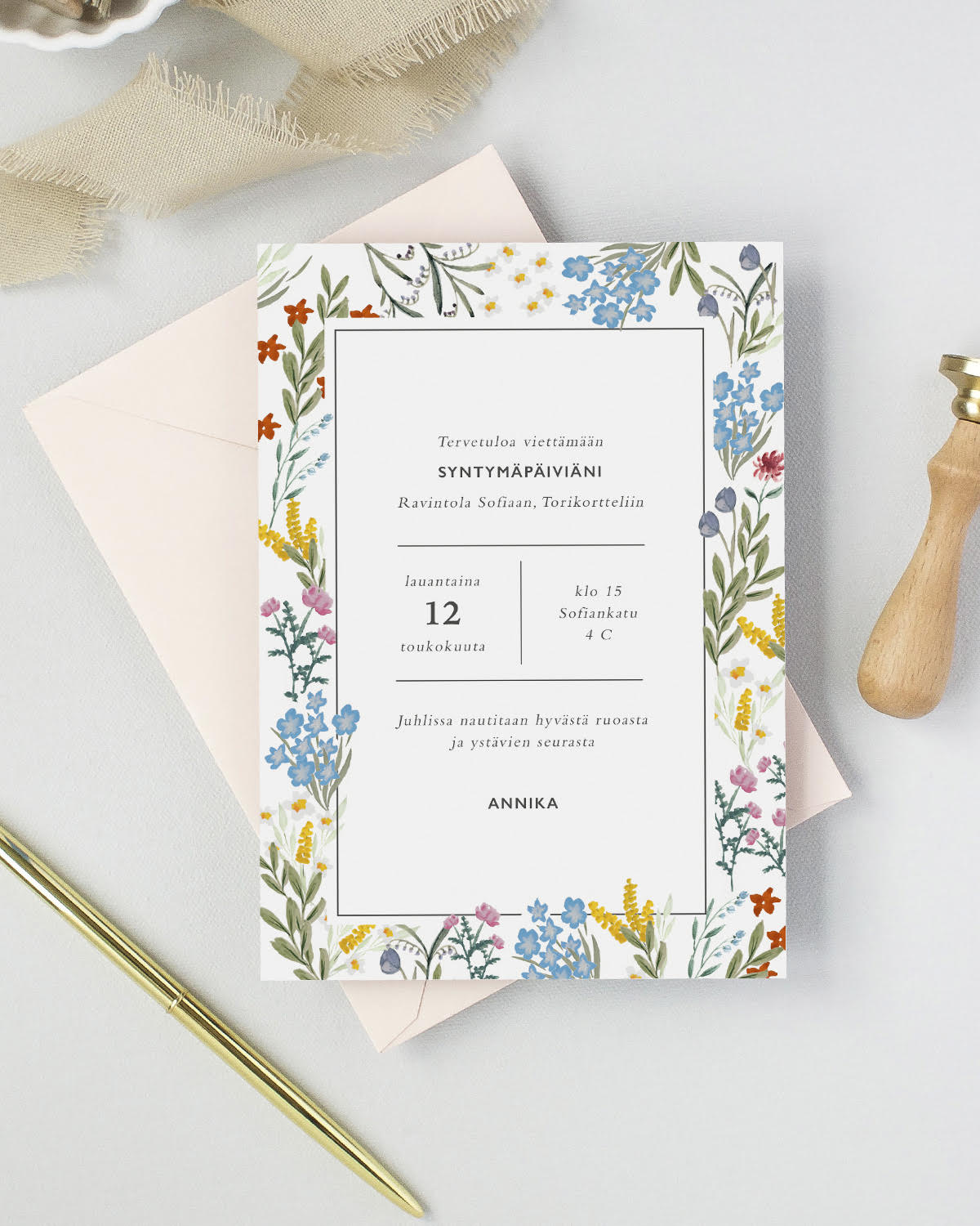 Midsummer Syntymäpäiväkutsut