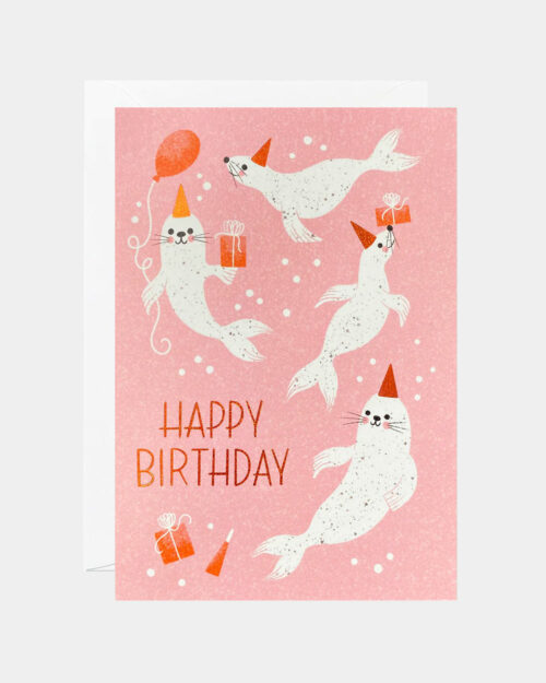 Birthday Seals Syntymäpäiväkortti