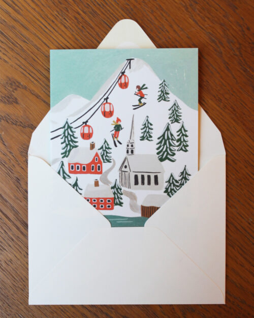 Alternative view of Holiday Snow Scene Joulukortti