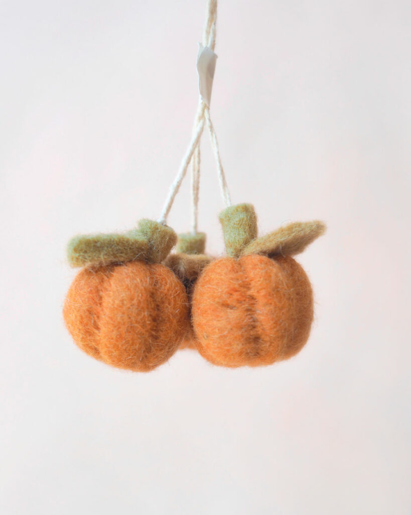 Pumpkins Kurpitsa Mini, 3kpl Halloweenkoriste