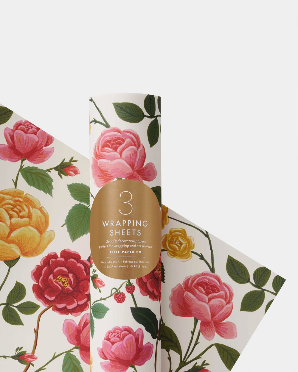 Roses Lahjapaperiarkit, 3kpl