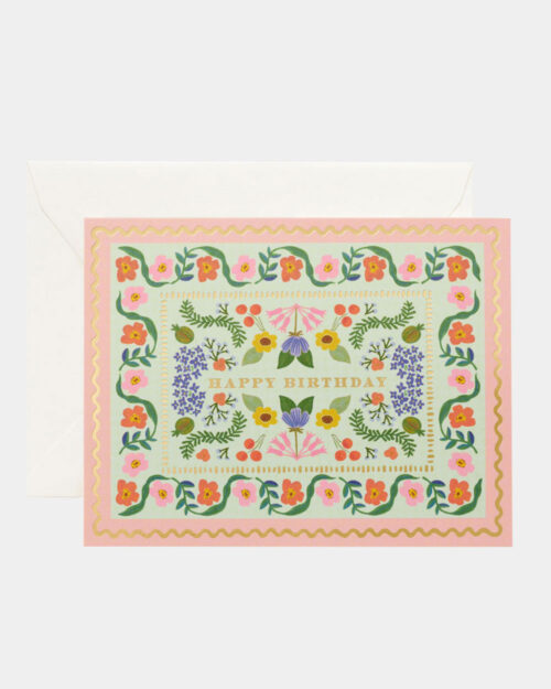 Sicily Garden Birthday Syntymäpäiväkortti