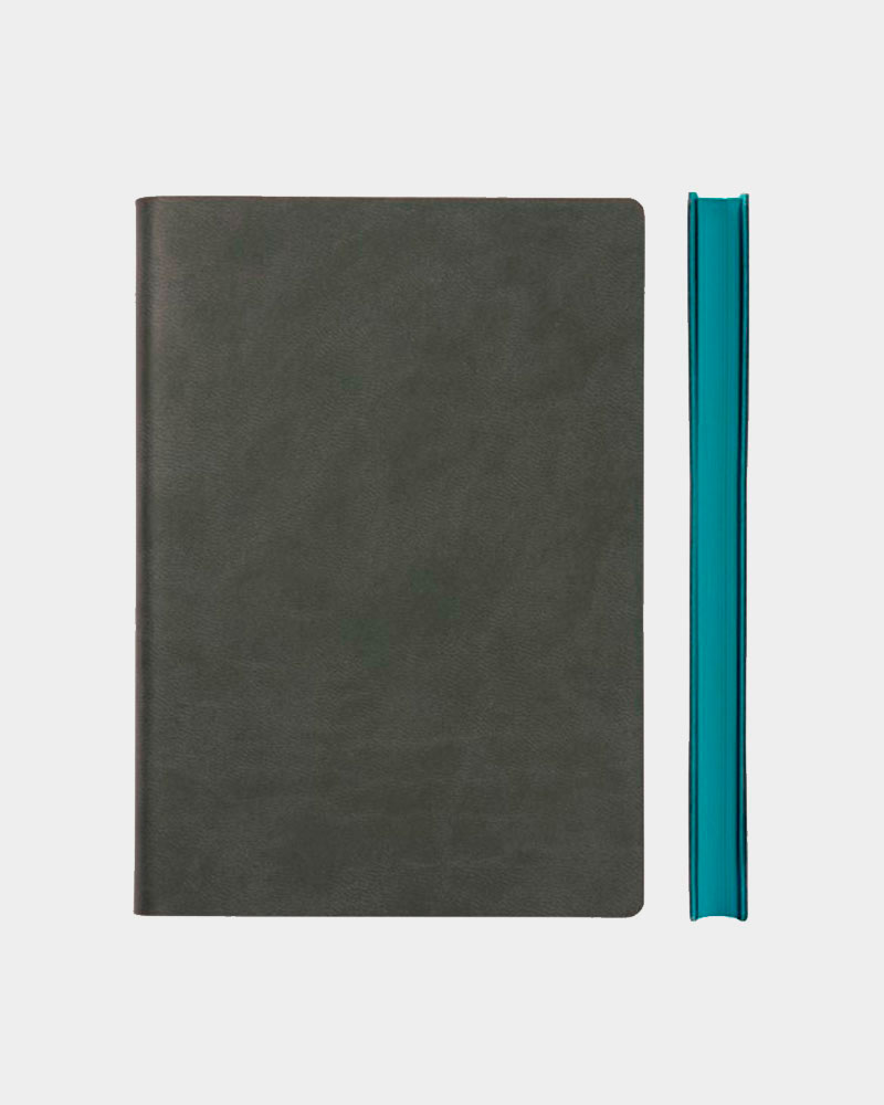 Signature_Plain_Notebook_Muistikirja_A5_Grey_Daycraft Signature Plain Notebook Muistikirja A5 Grey