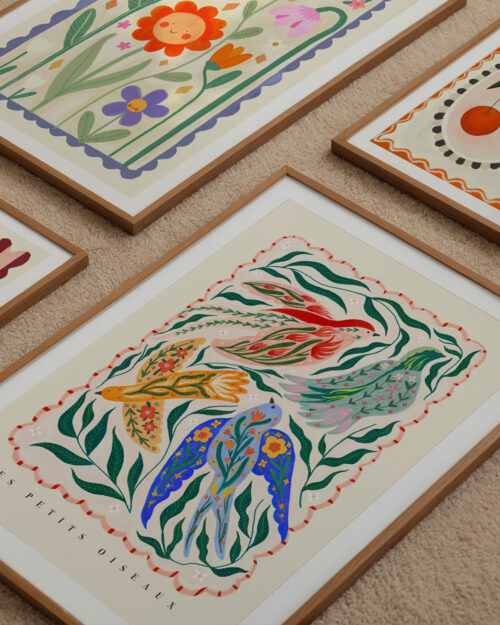 Alternative view of Little Birds Juliste A3