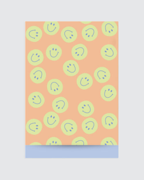 Smiley Peach Lahjapussi