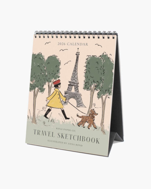 Travel Sketchbook 2026 Pöytäkalenteri