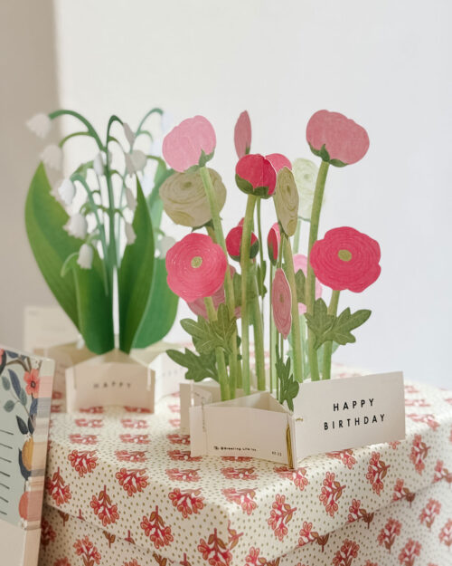 Alternative view of Ranunculus Syntymäpäiväkortti