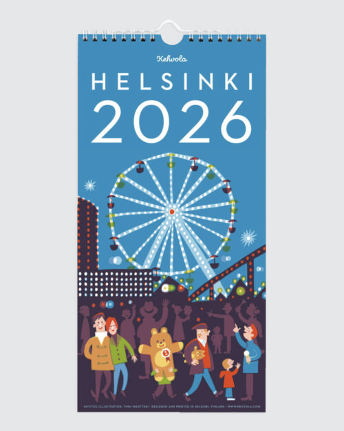 Helsinki 2026 Seinäkalenteri