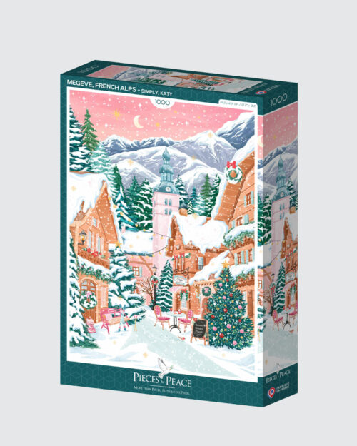 Alternative view of Megeve, French Alps Palapeli, 1000 palaa