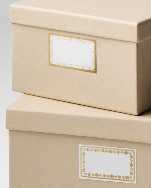 Alternative view of Gold Floral Label Tarra-arkit