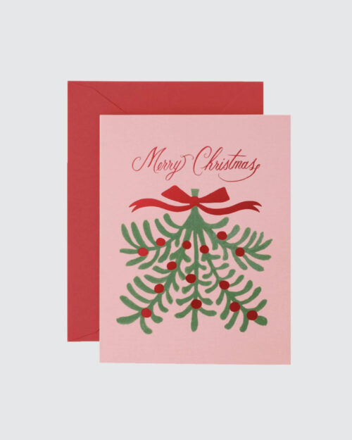 Merry Christmas Mistletoe Joulukortti
