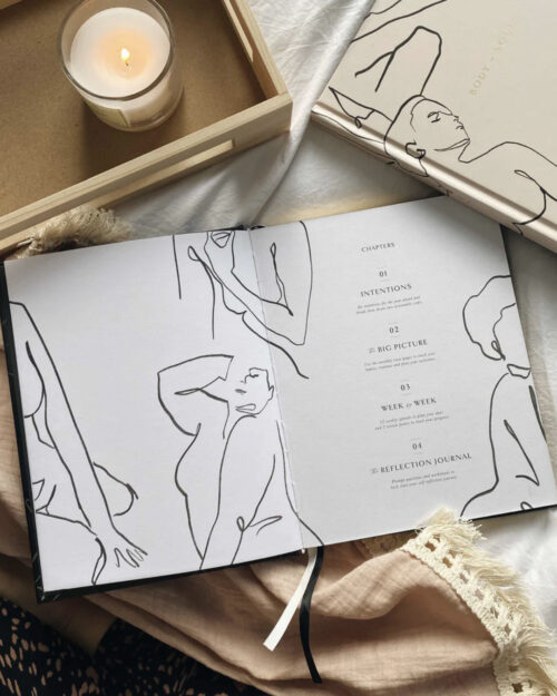 Alternative view of Body + Soul Journal & Planner, vaalea