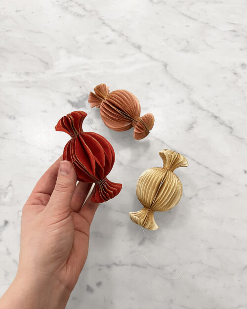 Alternative view of Ruby Candy Paperikoristeet, 3 kpl