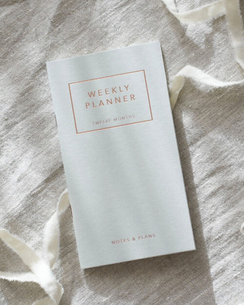 Weekly Planner, harmaa