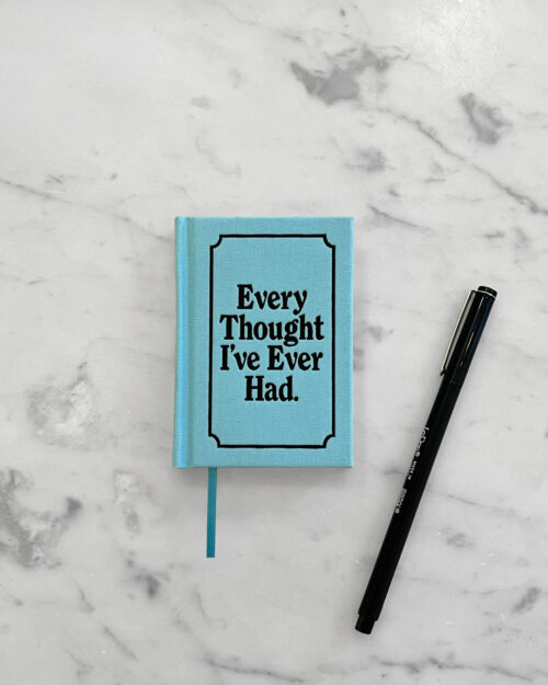 Alternative view of Every Thought I've Ever Had Muistikirja A7