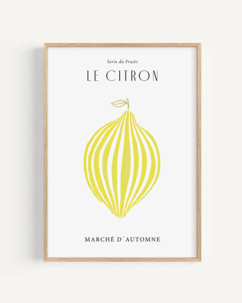 Le Citron Juliste A3