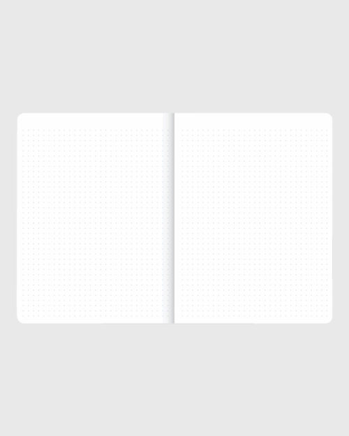 Alternative view of Sun Flow Blue Bullet Journal
