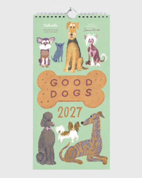 Good Dogs 2027 Seinäkalenteri