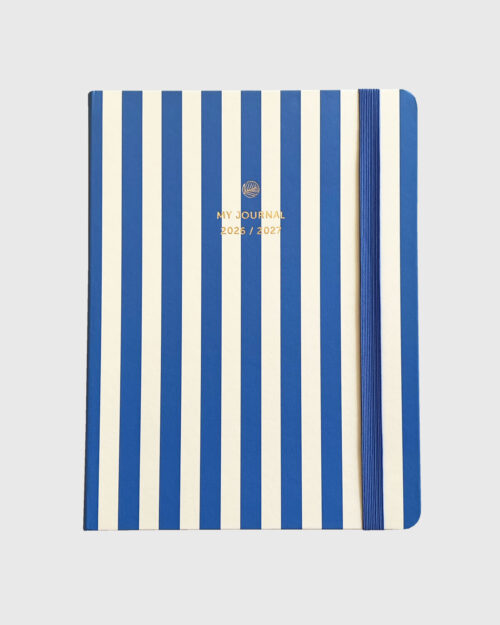 Stripes Blue 2026-2027 Lukuvuosikalenteri 12kk