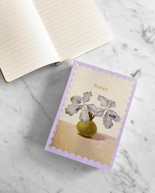 Alternative view of Lilac Orchid Muistikirja A6