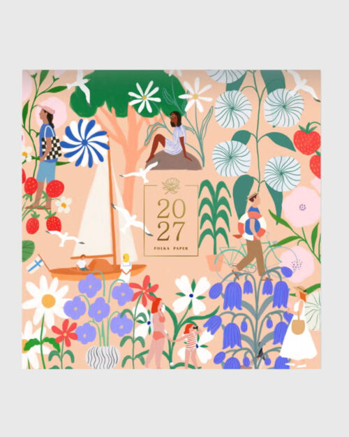 Polka Paper 2027 Seinäkalenteri